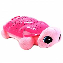 Мягкая игрушка Черепаха, 30 см, музыкальный проектор-ночник (Мульти-Пульти, BY8006A-RUРозsim) - миниатюра